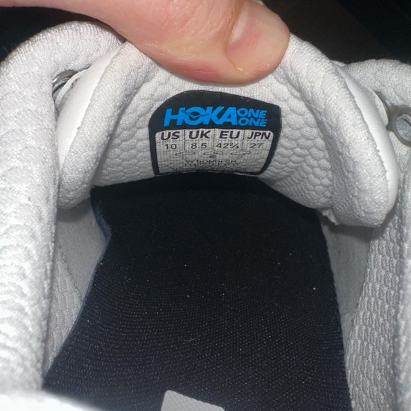 Hoka Bondi SR White Leather Size 10
